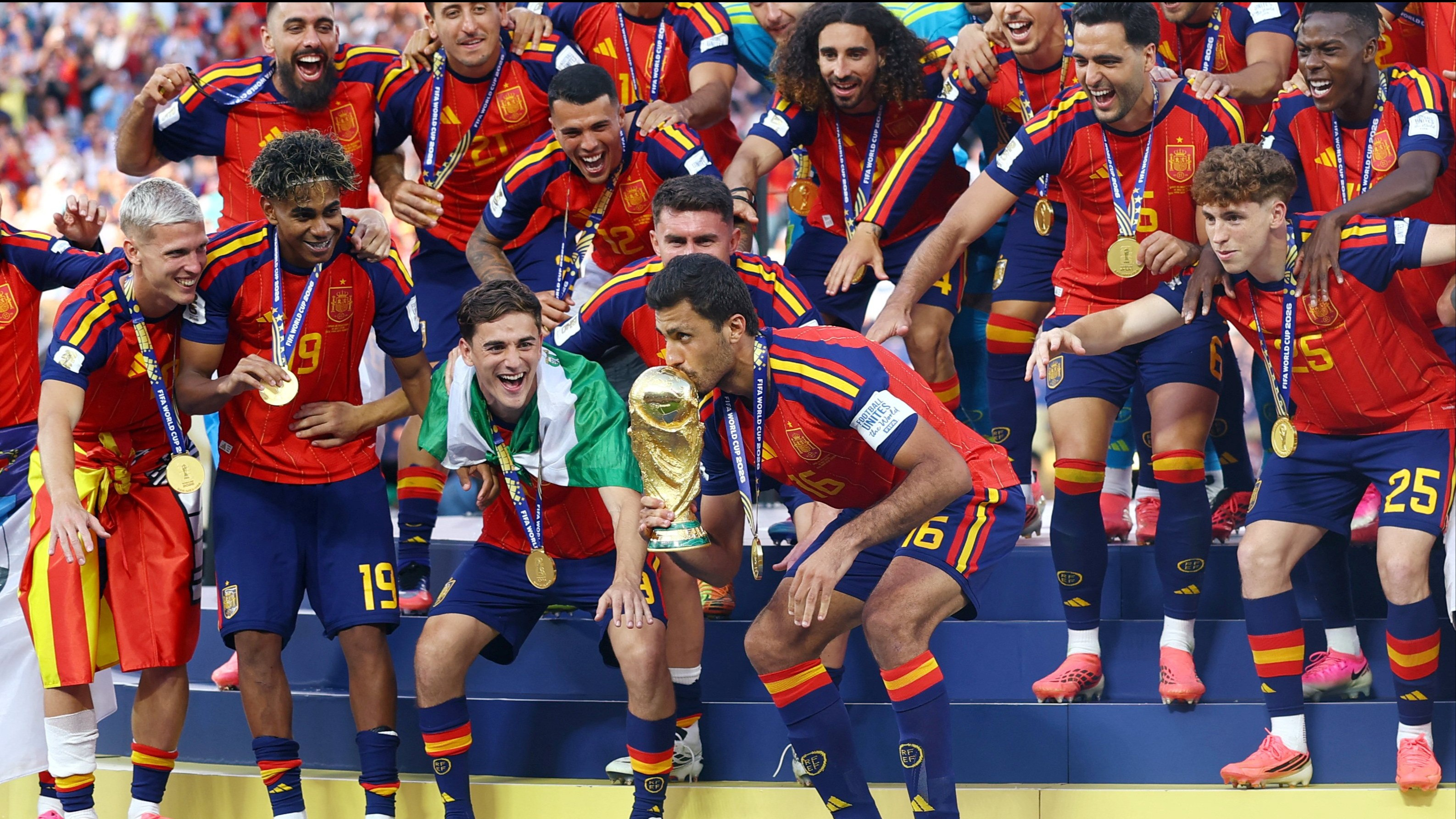 Timnas Spanyol menjadi juara Juara Piala Dunia 2026