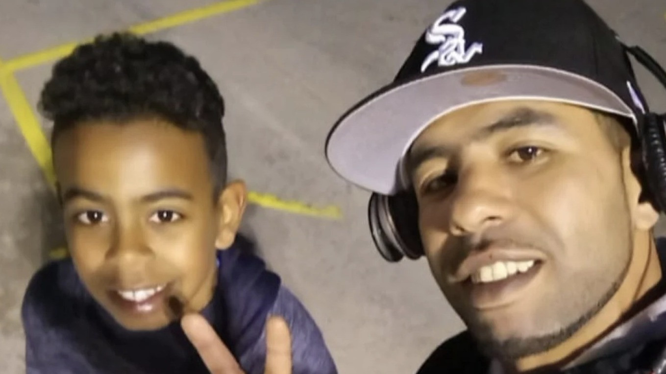 Lamine Yamal saat kecil bersama ayahnya Mounir Nasraoui