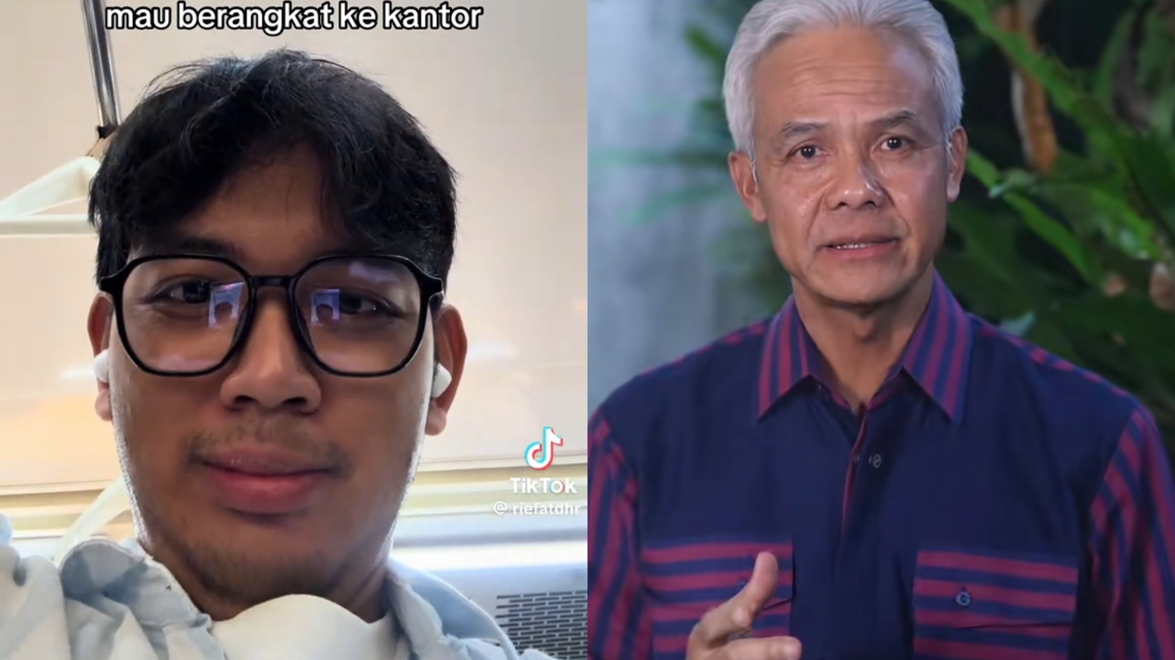 Ganjar Pranowo Respons Video Viral Pria Dipecat di KRL