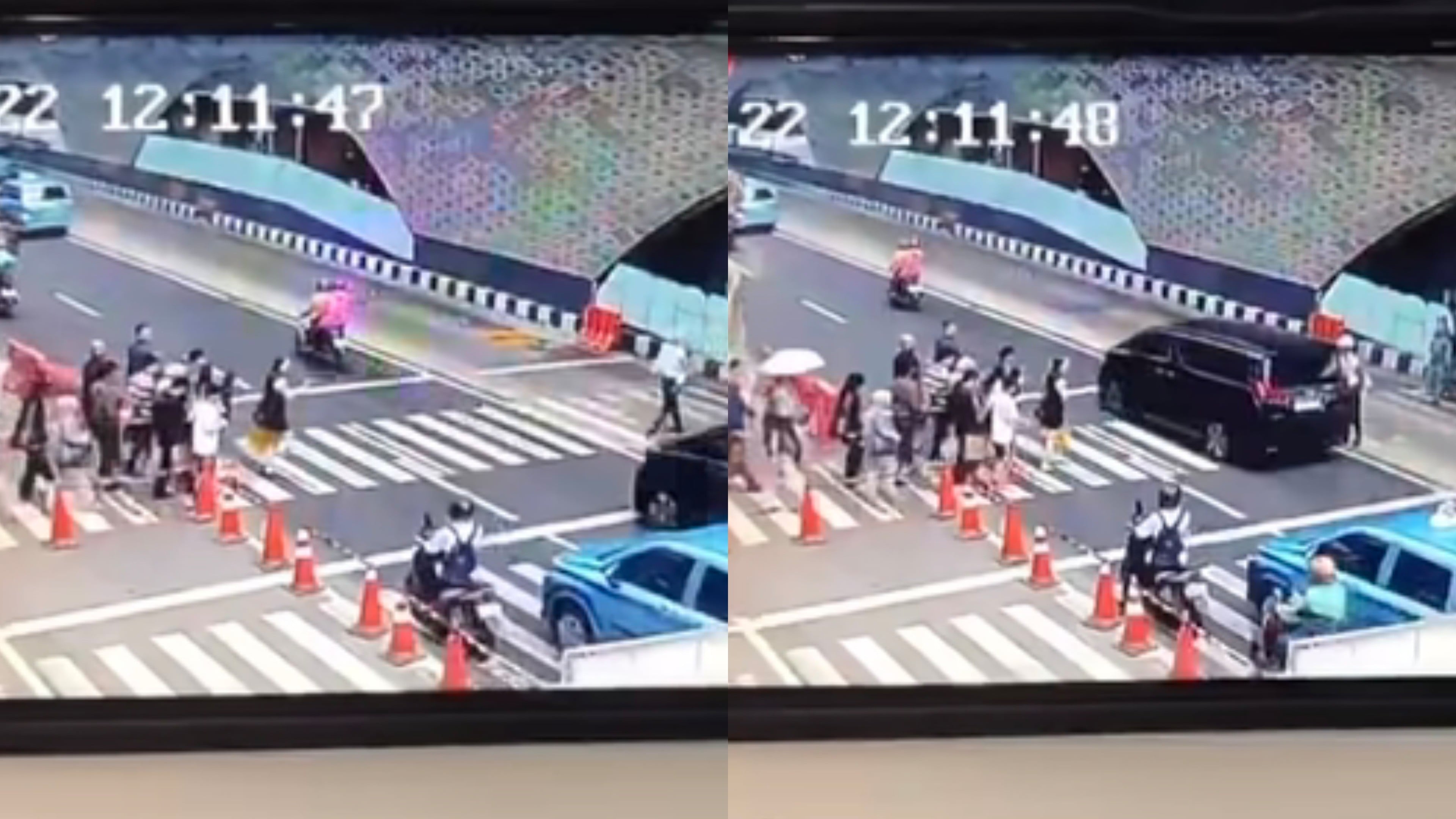 Viral CCTV Mobil Alphard Terobos Lampu Penyeberangan di Bundaran HI