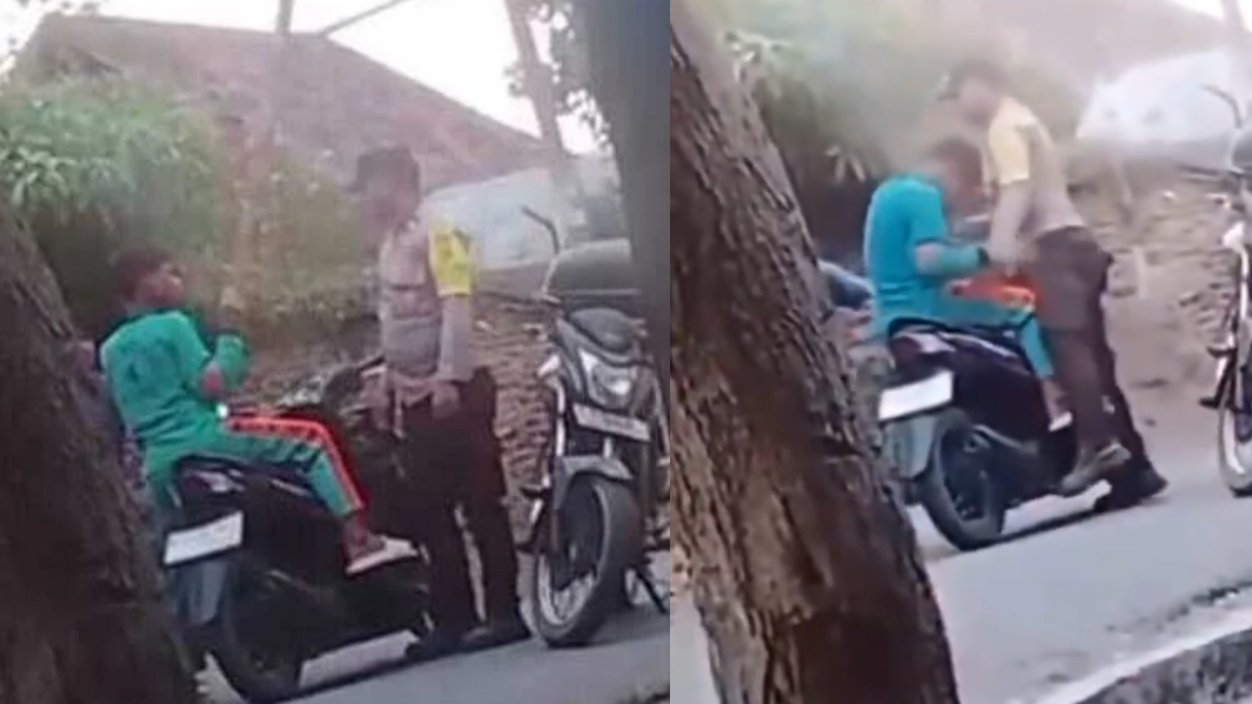 Seorang Okum Polisi Diduga Tampar Siswa SMP di Bima, Warga Langsung Berbondong-bondong Blokade Jalan