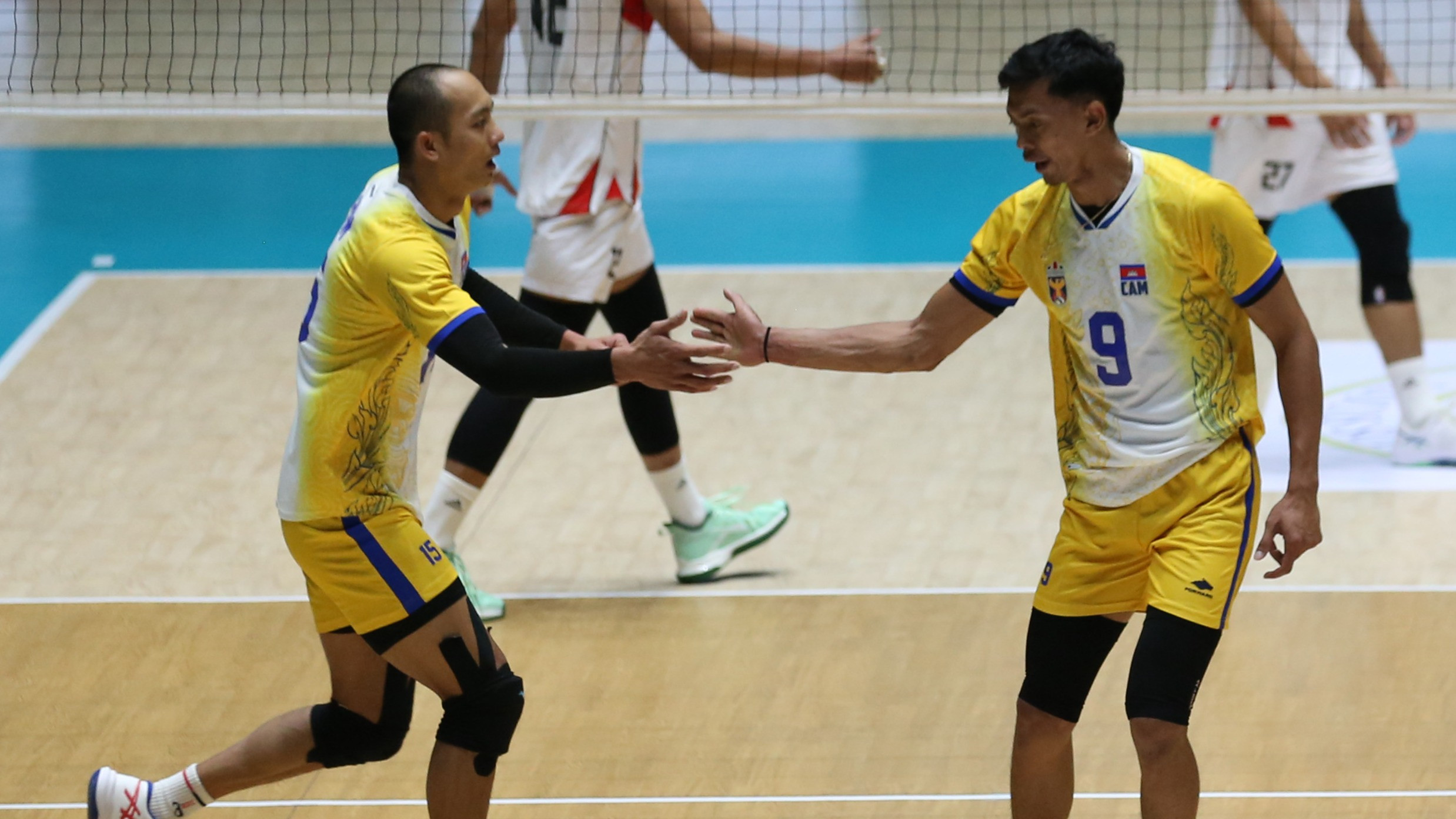 Dua Hitter Timnas Voli Kamboja, Chan Veasna dan Kuon Mom