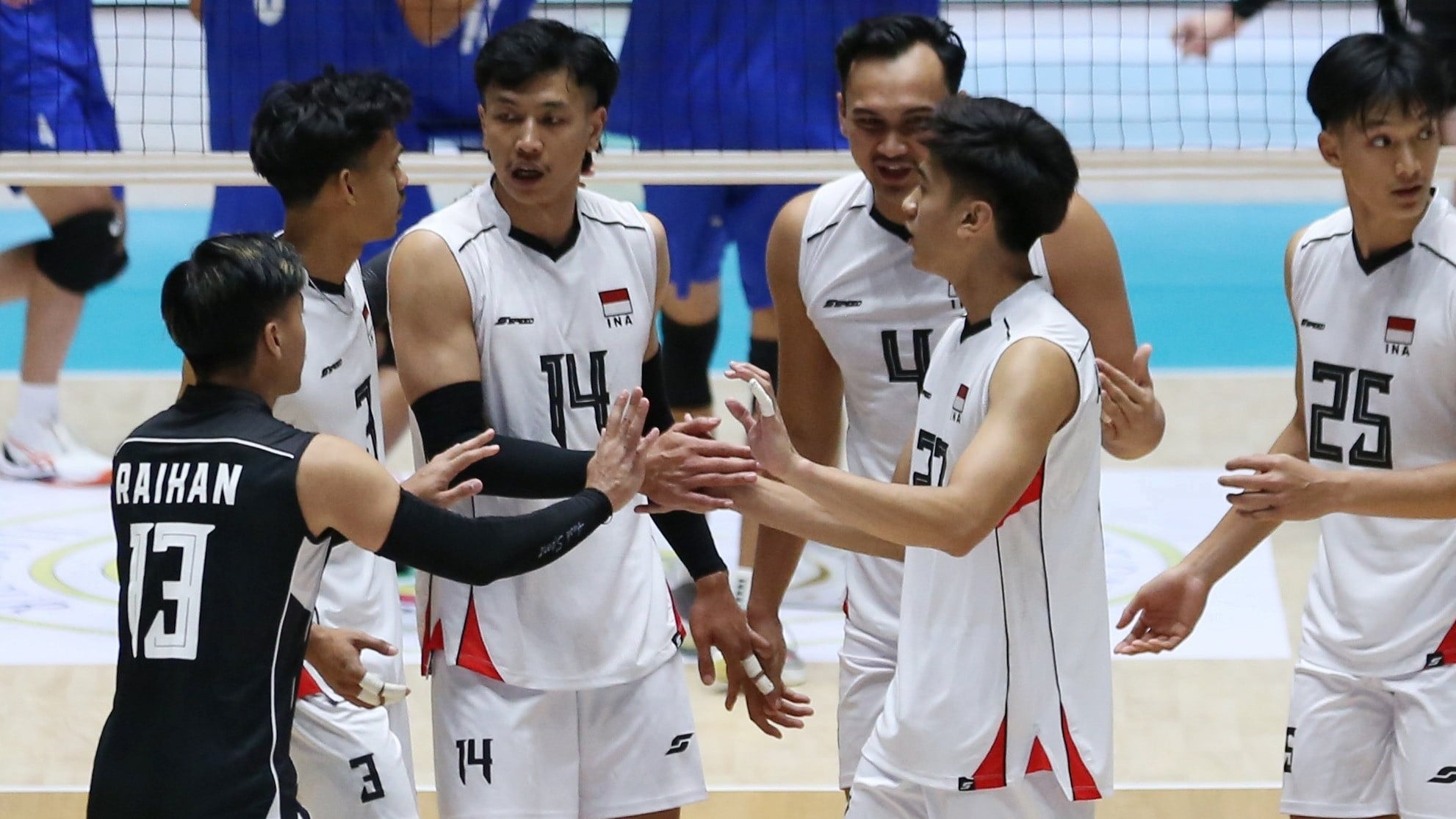 Timnas Voli Indonesia di SEA V Cup