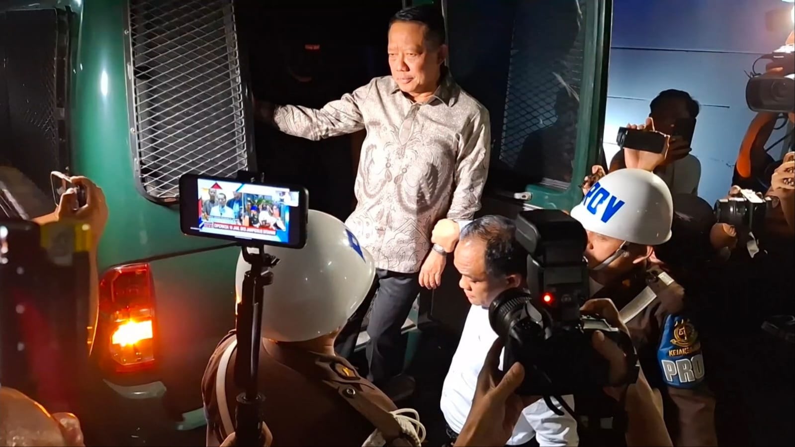 Eks Jampidsus, Febrie Adriansyah saat ditahan di Rutan KPK