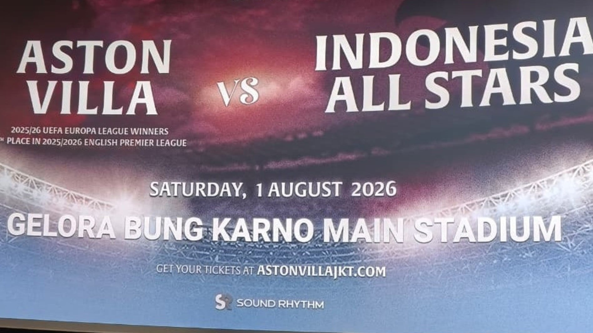 Aston Villa vs Indonesia All Stars