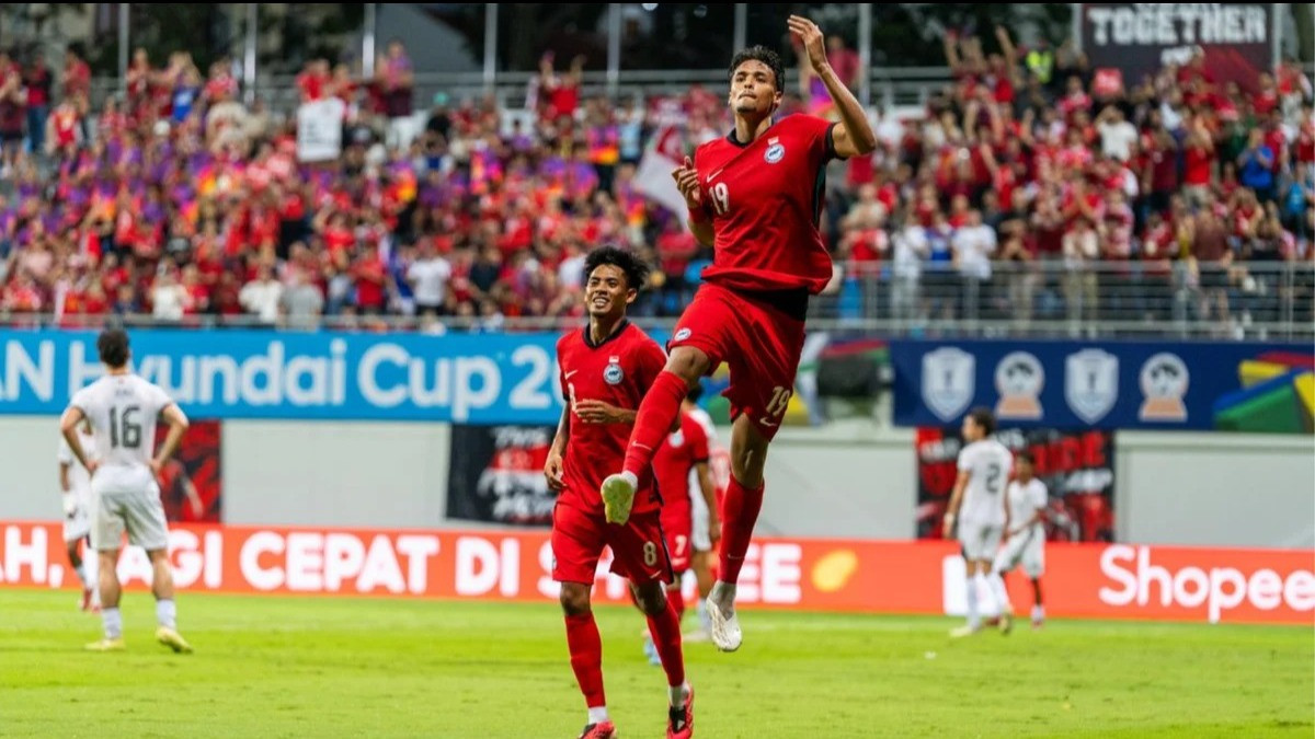 Timnas Singapura menang dari Kamboja
