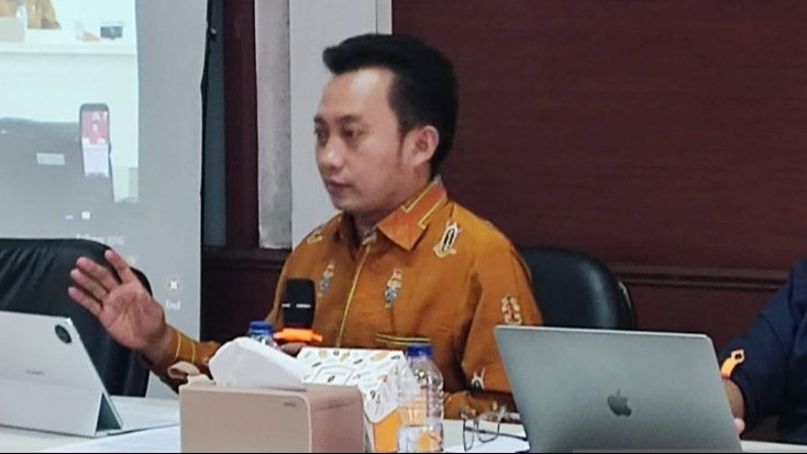 Ketua KPAI Aris Adi Leksono dalam konferensi pers Hari Anak Nasional di Jakarta, Rabu (22/7/2026).