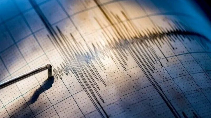 Ilustrasi gempa bumi.