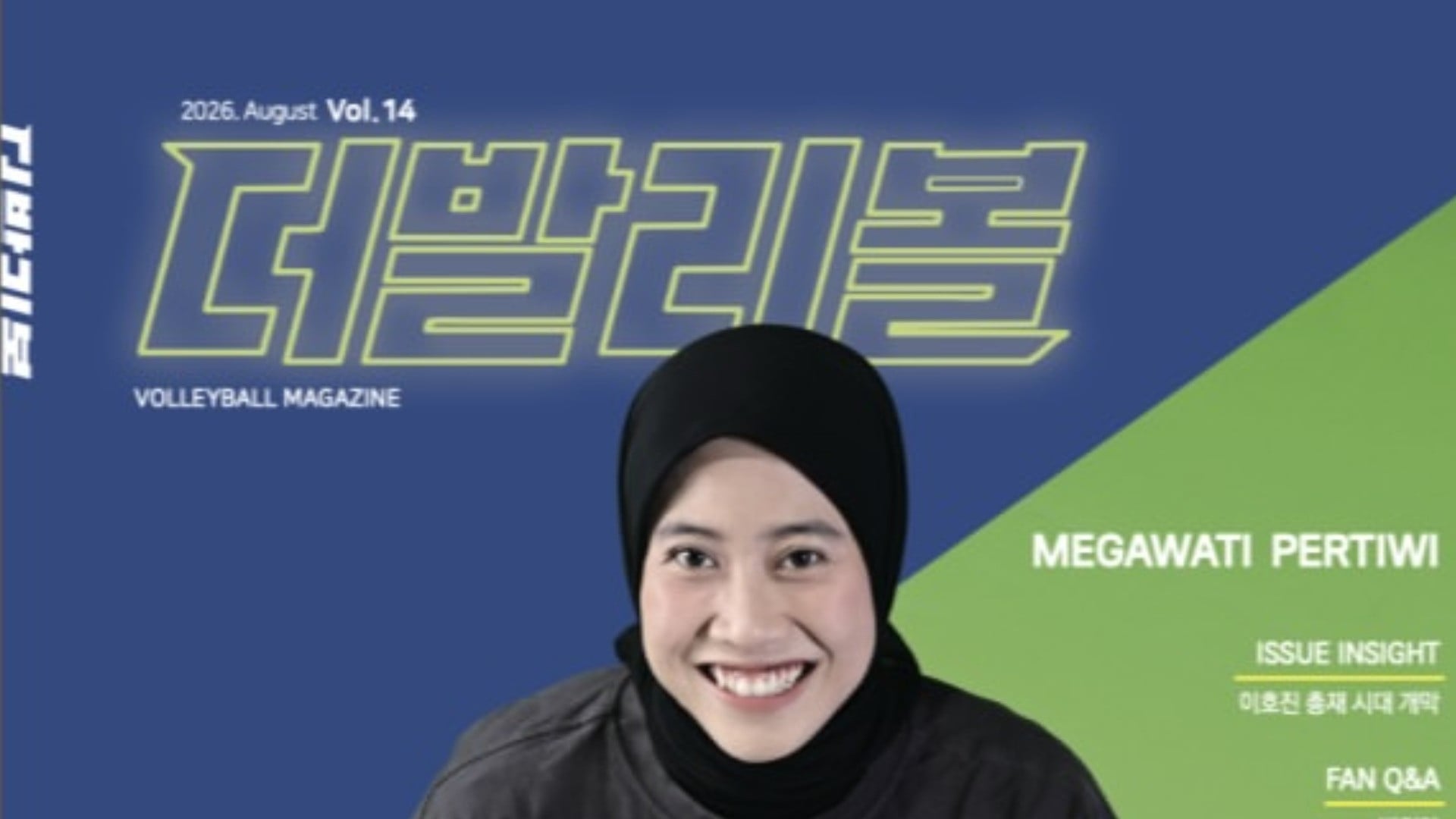 Megawati Hangestri di Majalah The Volleyball