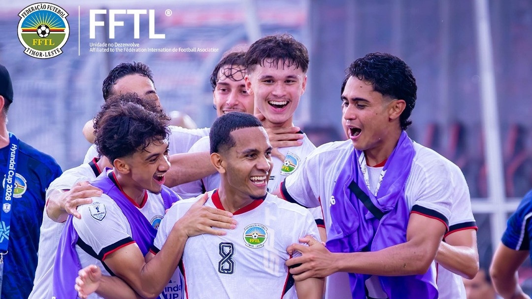 Timnas Timor Leste saat melawan Brunei Darussalam di Piala AFF 2026