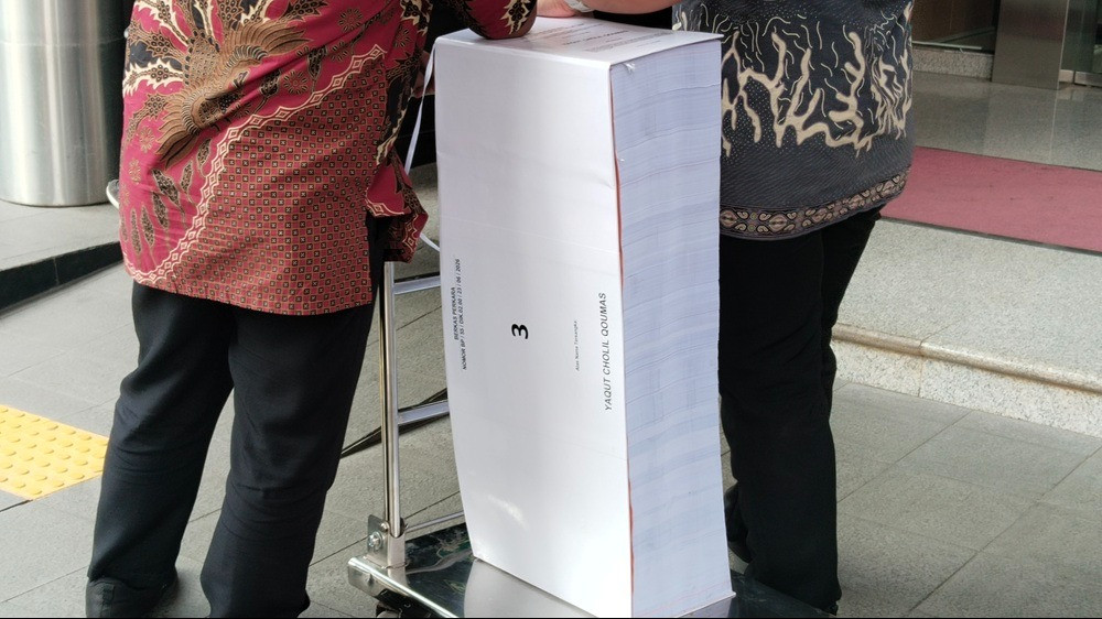 Berkas Perkara Milik Mantan Menteri Agama Yaqut Cholil Qoumas