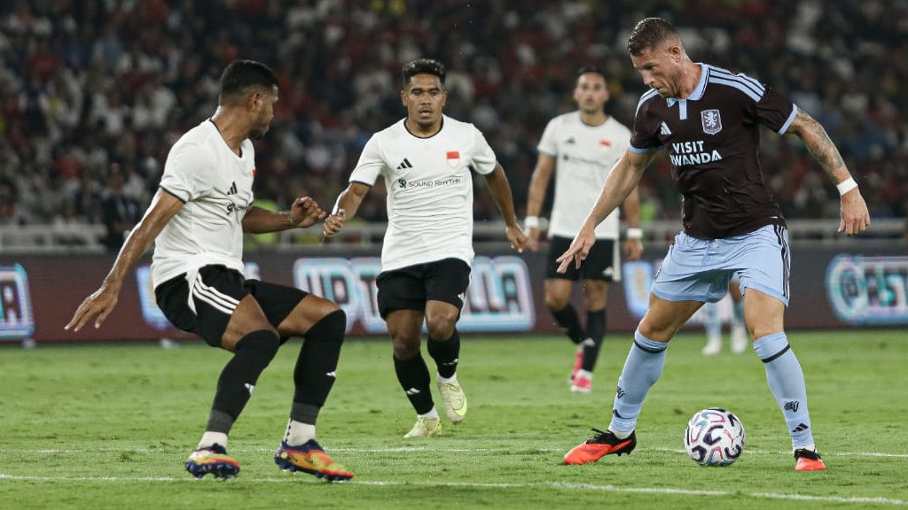 Ross Barkley di laga Aston Villa vs Indonesia All Stars