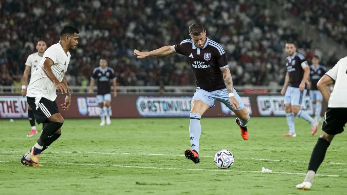 Momen Ross Barkley Mencetak Gol Kedua Aston Villa ke gawang Indonesia All Stars