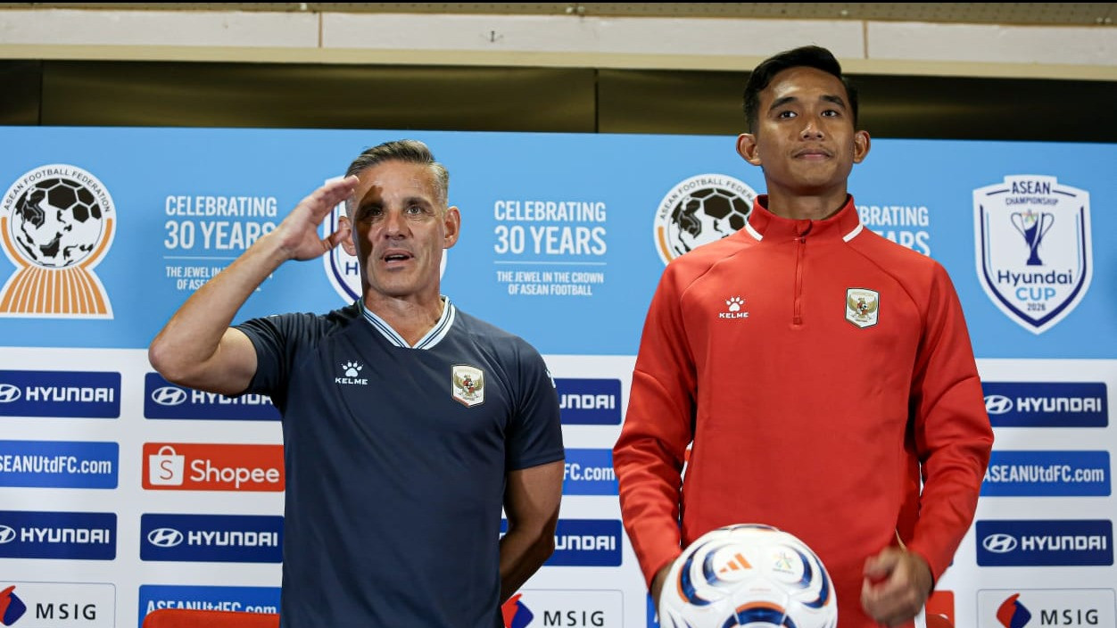 Konferensi pers Timnas Indonesia