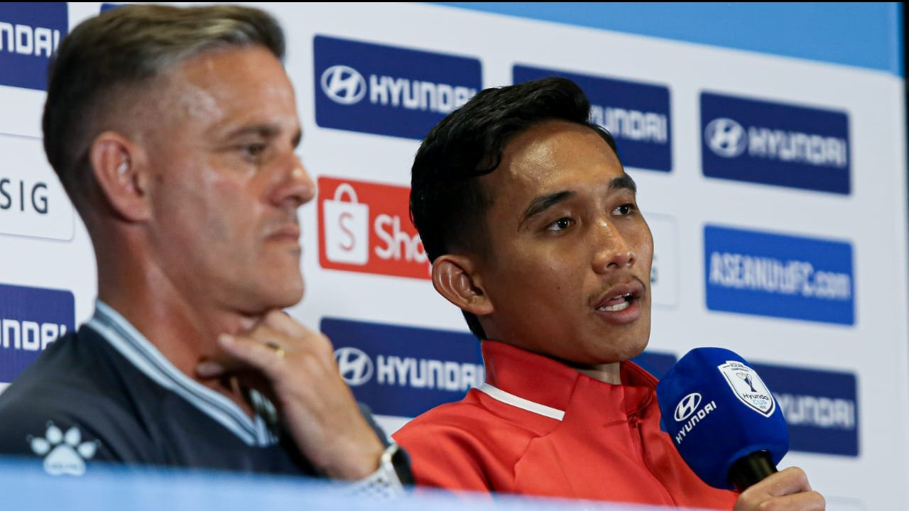 Pemain Timnas Indonesia Rizky Ridho