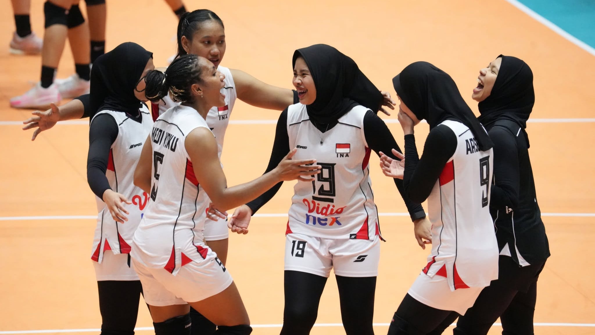 Timnas Voli Putri Indonesia di SEA V Cup 2026.