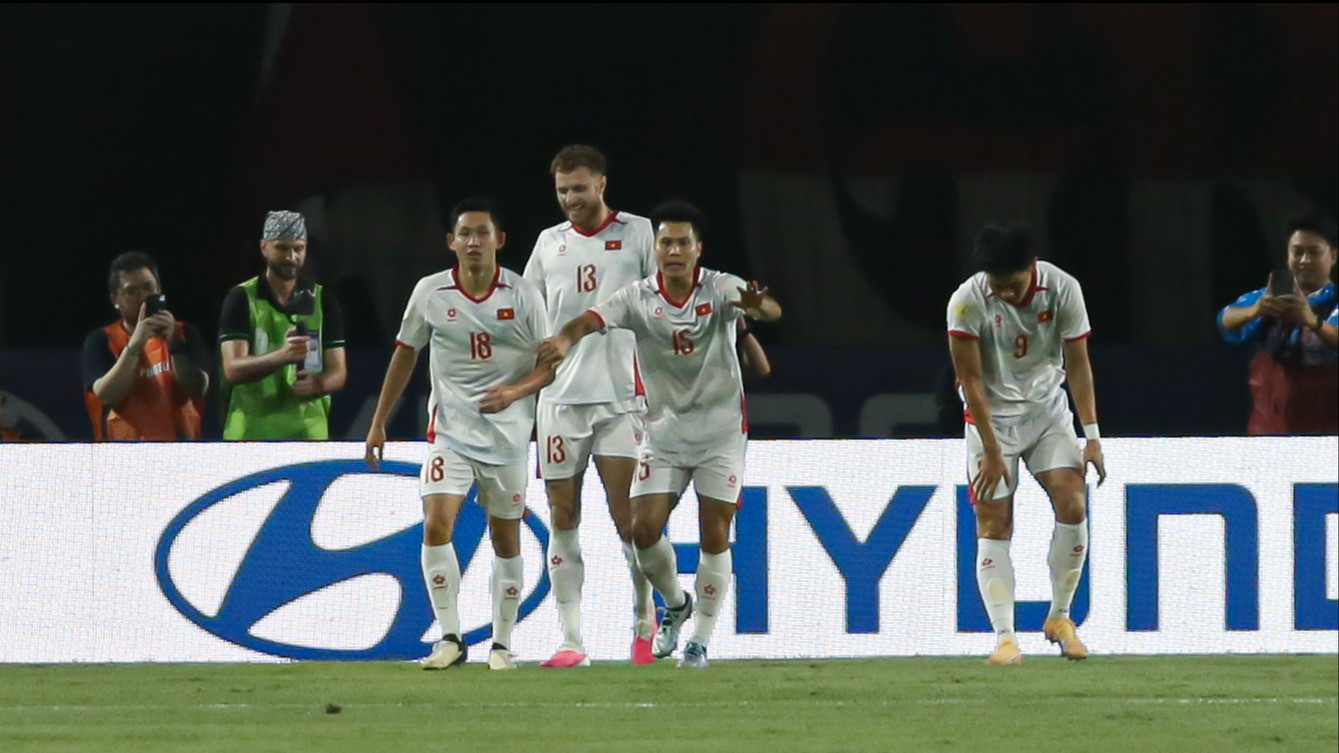 Vietnam cetak gol ke gawang Indonesia