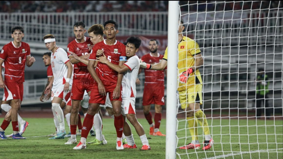 Timnas Indonesia kalah dari Vietnam
