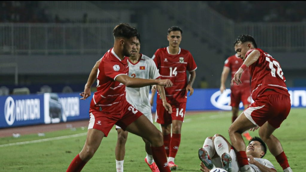 Timnas Indonesia kalah dari Vietnam