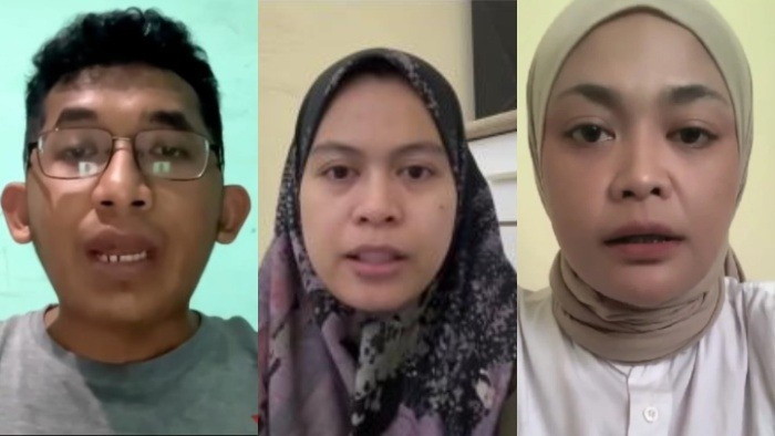 dr Benny Christian Sihombing, dokter RSUD Ruteng, nakes Widhiyarini Pangestika, dan staf RSUD bernama Norma Zahara