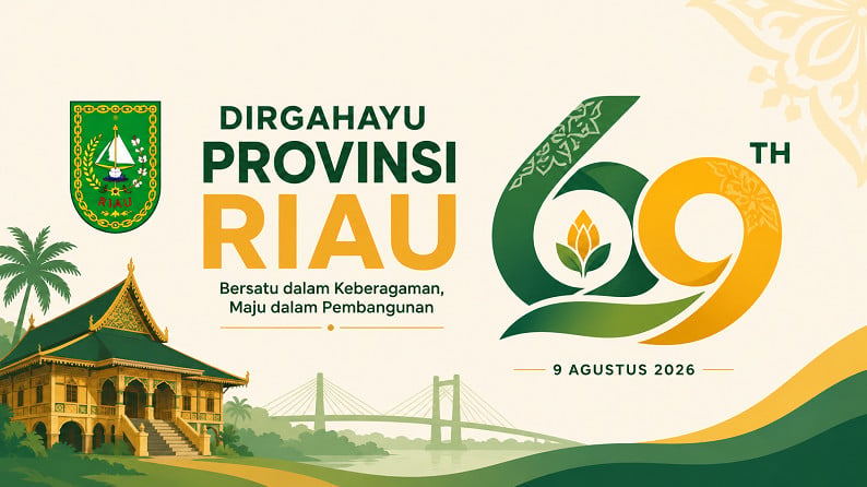 Ilustrasi HUT ke-69 Provinsi Riau