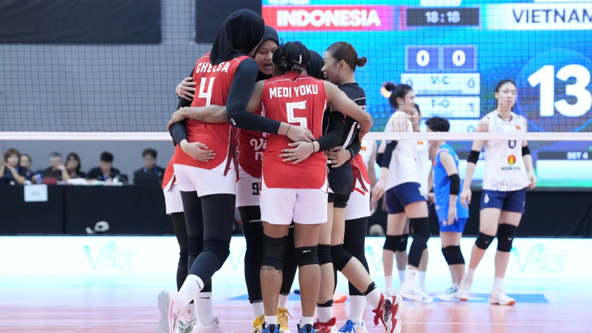 TImnas Voli Putri Indonesia Vs Vietnam