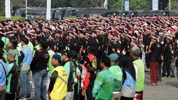 Apel Kebangsaan Jaga Jakarta Untuk Indonesia di di Lapangan Cawan Selatan, Monas, Jakarta Pusat, Sabtu (8/8/2026)
