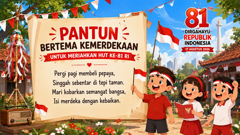 Ilustrasi HUT ke-81 RI