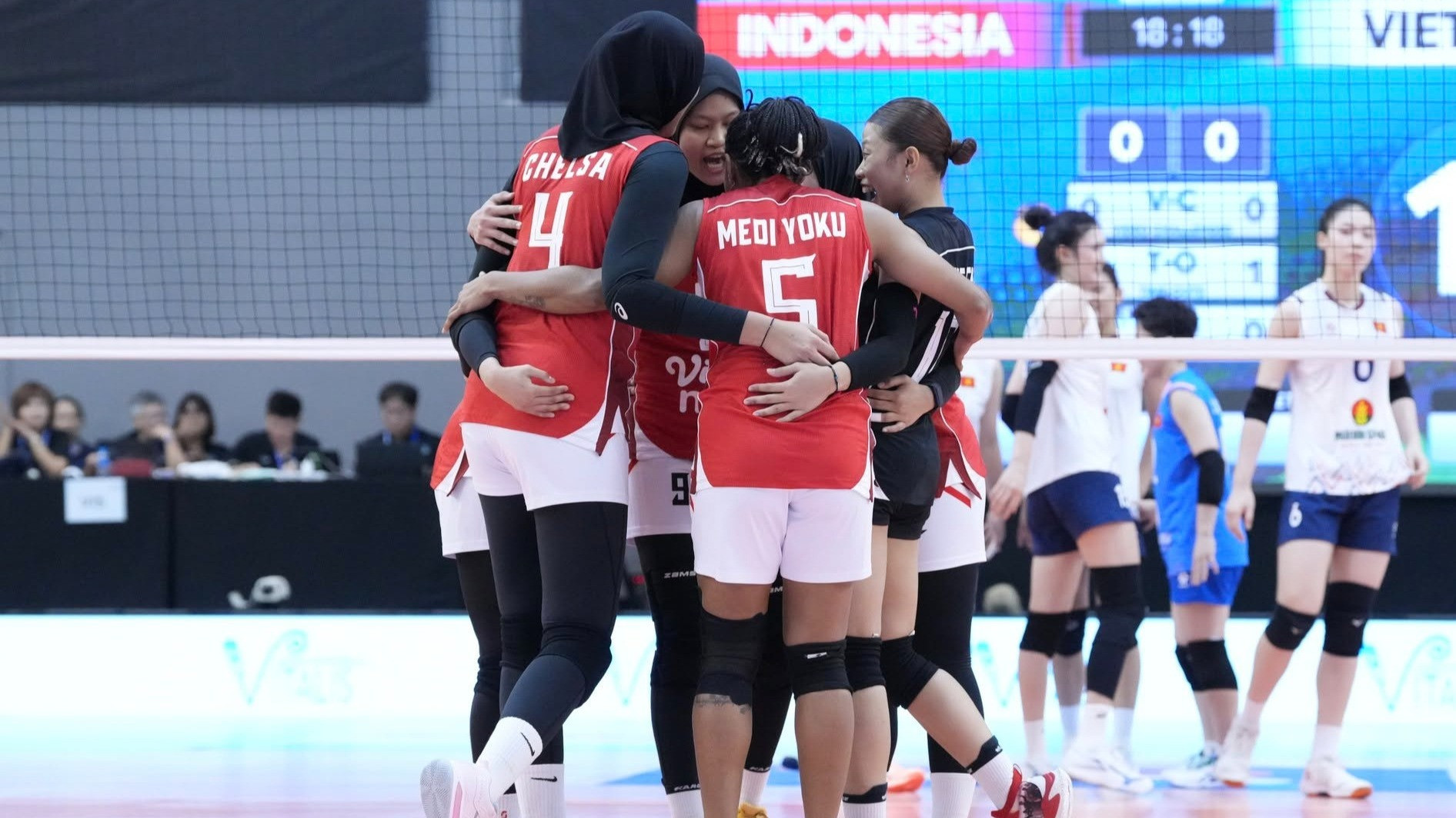 TImnas Voli Putri Indonesia Vs Vietnam di SEA V Cup 2026
