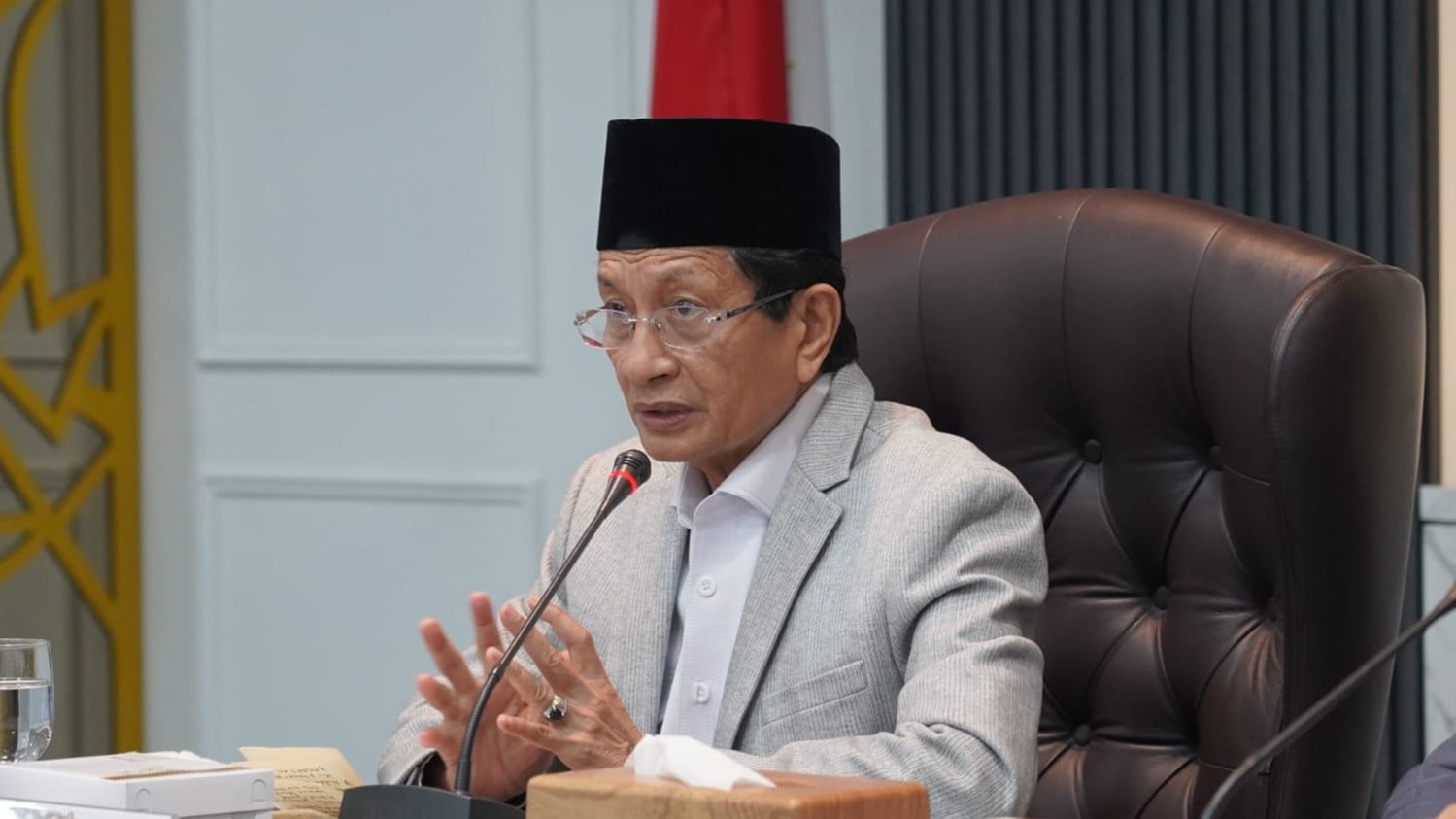 Menteri Agama (Menag RI) Nasaruddin Umar.