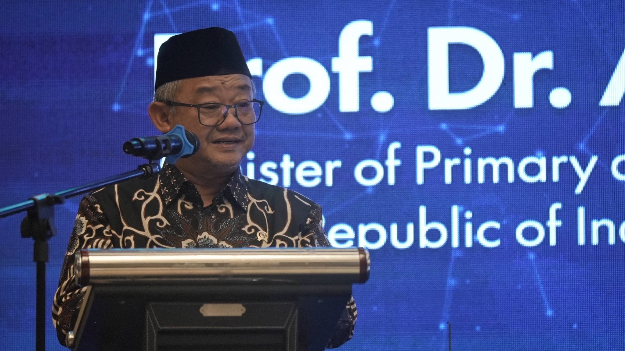 Menteri Pendidikan Dasar dan Menengah (Mendikdasmen) RI, Prof. Dr. Abdul Mu’ti, M.Ed.