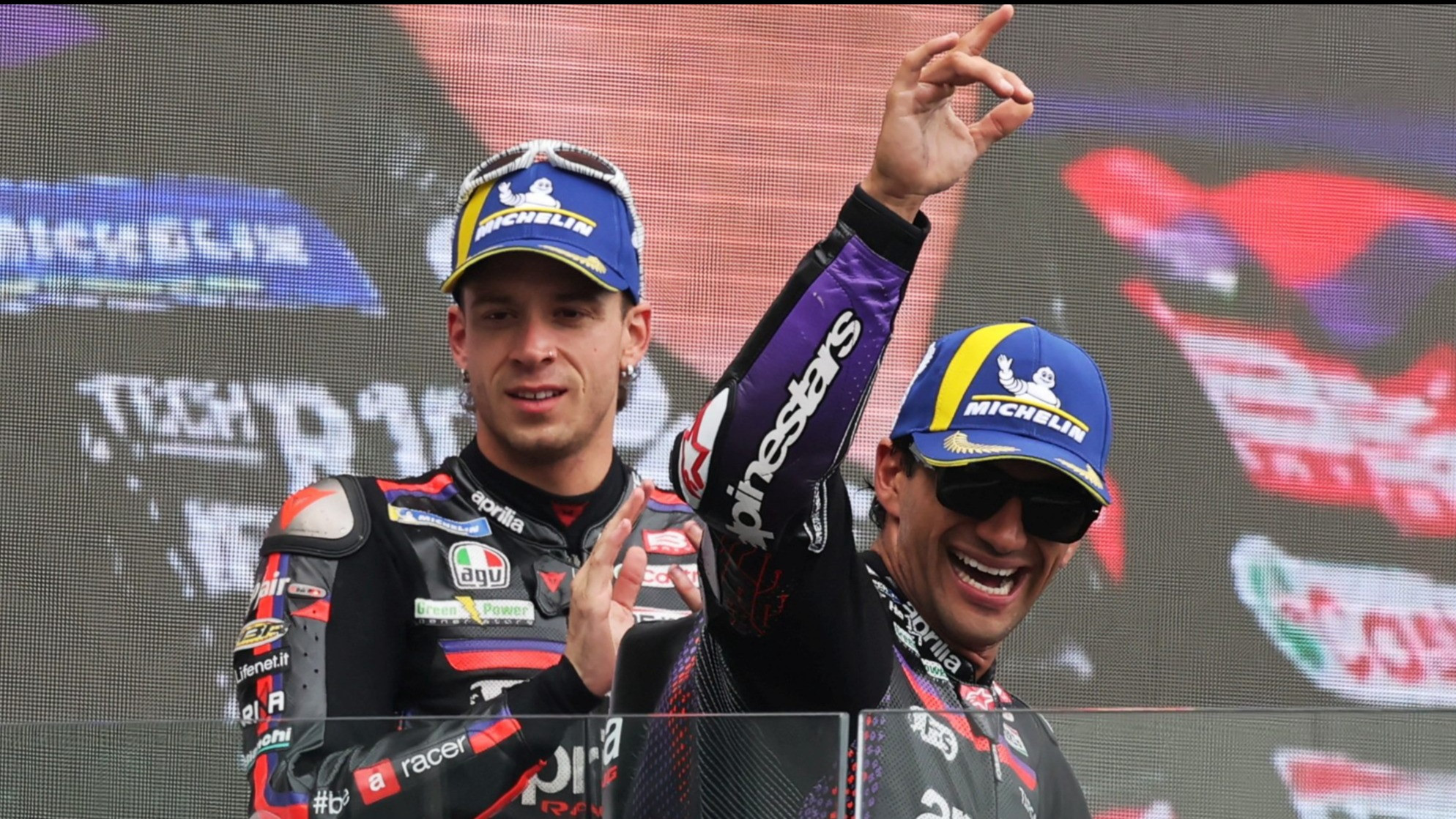 Rider Aprilia, Marco Bezzecchi dan Jorge Martin