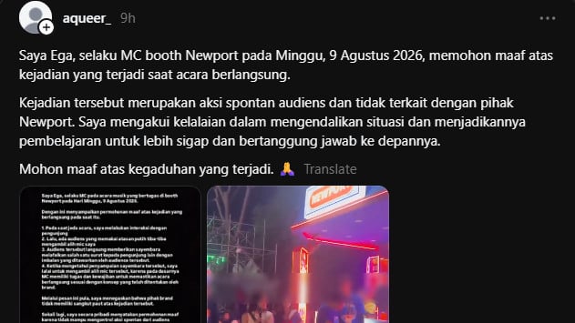 POV MC brand Newport soal hafalan Ad-Dhuha tukar sebotol miras