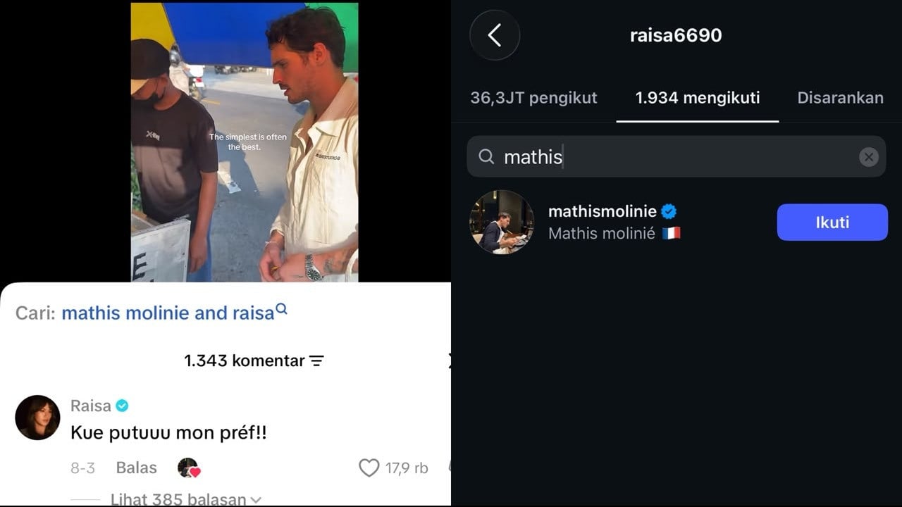 Profil Mathis Molinie, Chef Prancis yang Dikaitkan dengan Raisa