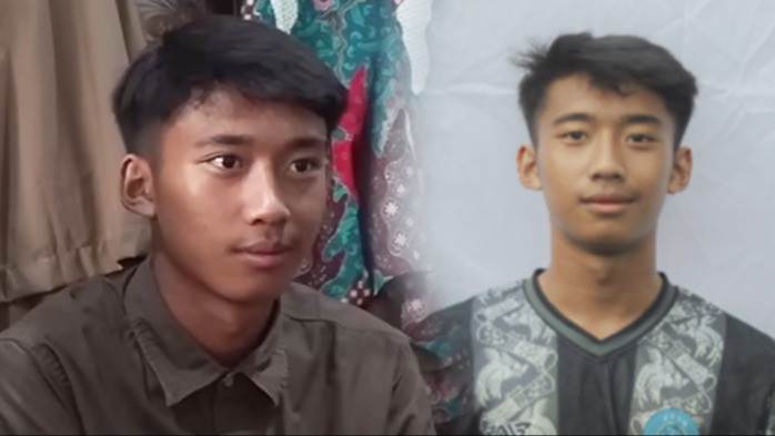 Putra Almarhum Aiptu Asep Suhara merupakan kiper PSBS Biak U-18