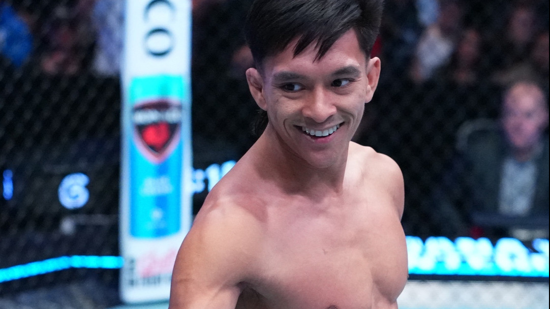 Petarung MMA Indonesia, Bilal Hasan saat tampil di DWCS.