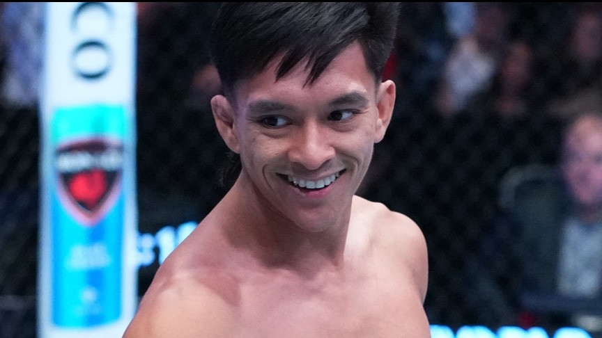 Petarung MMA Indonesia, Bilal Hasan saat tampil di DWCS