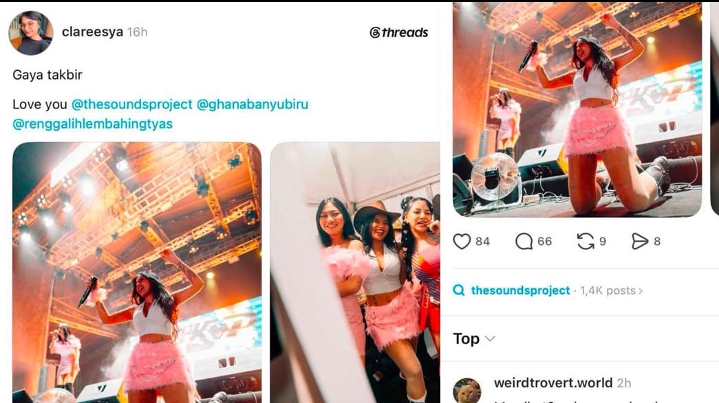 Siapa Clareesya? Penyanyi yang Viral Usai Aksi Gaya Takbir di The Sounds Project