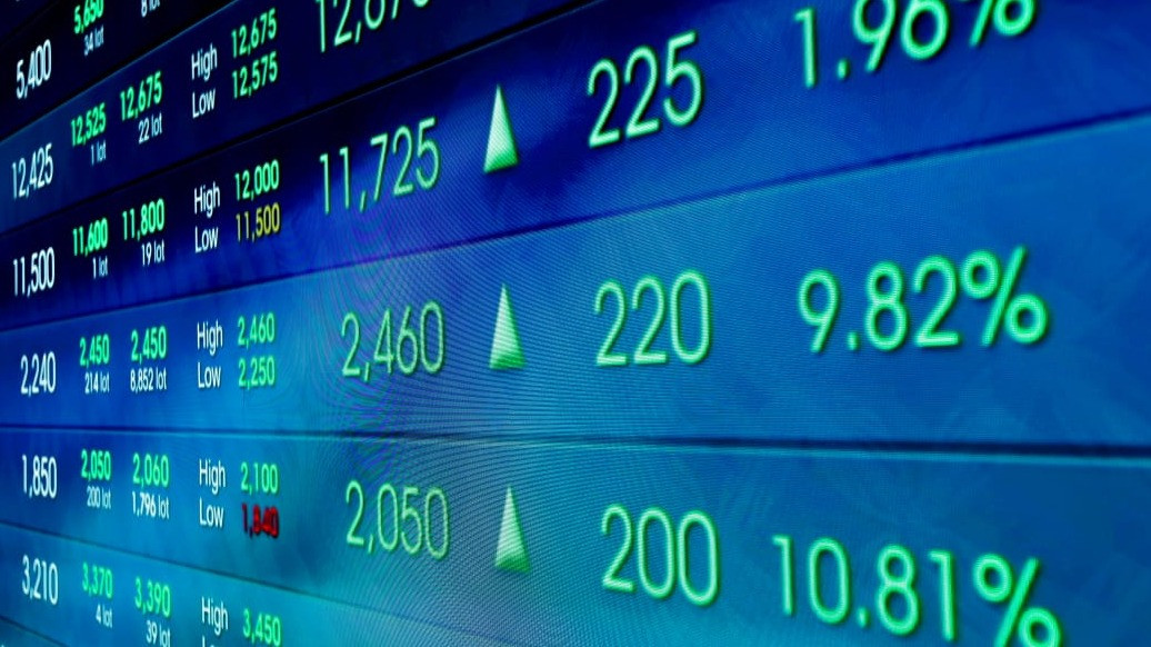 Ilustrasi pergerakan indeks harga saham gabungan (IHSG) di Bursa Efek Indonesia (BEI).