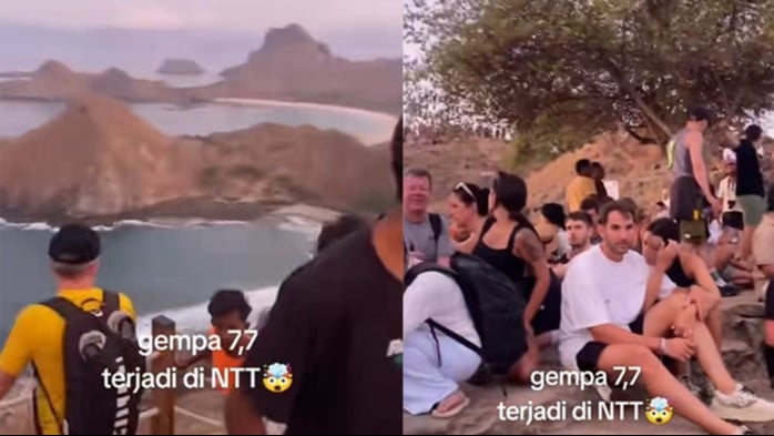 Wisatawan asing merasakan guncangan gempa NTT di Labuan Bajo