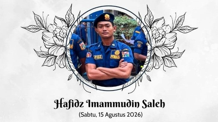 Petugas pemadam kebakaran Jakarta Utara, Hafidz Imammudin Saleh meninggal kecelakaan