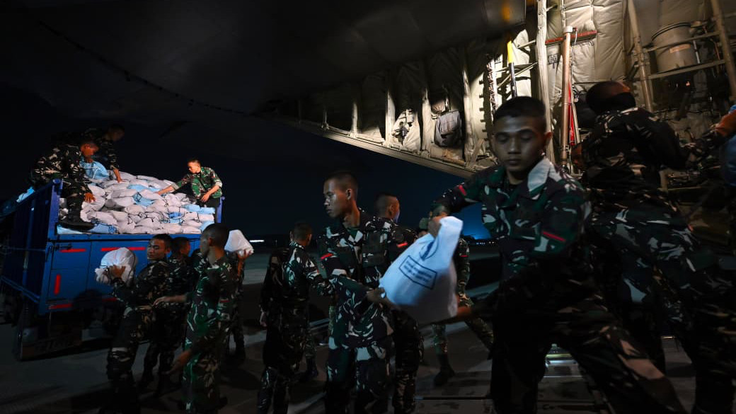 Bantuan Logistik Sebanyak 27 Ton Dikirim ke Flores NTT