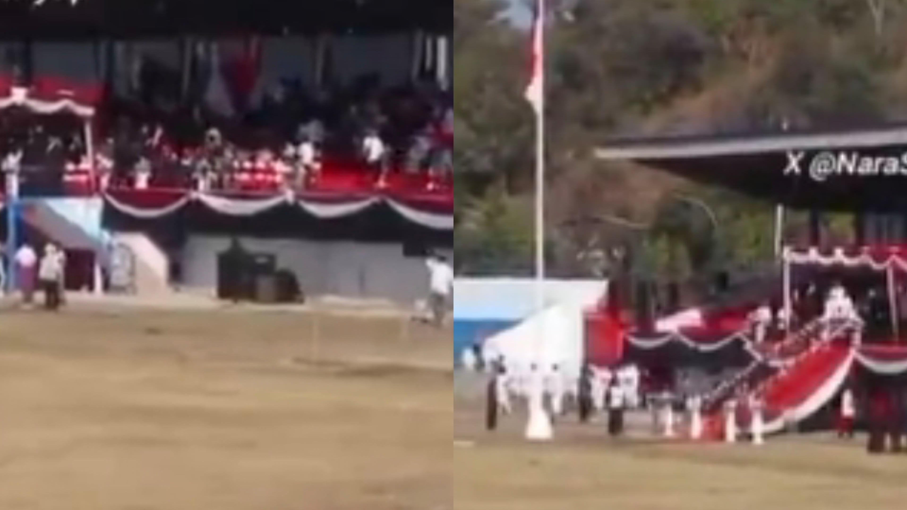 Viral Video saat Upacara HUT RI di NTT Terjadi Gempa Bumi