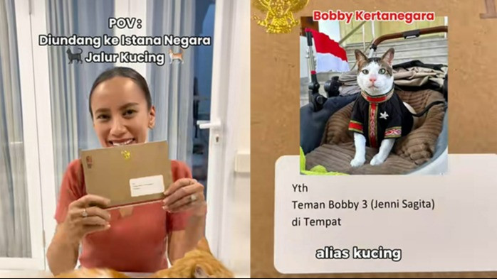 Undangan upacara bendera di Istana Merdeka untuk teman Bobby Kertanegara