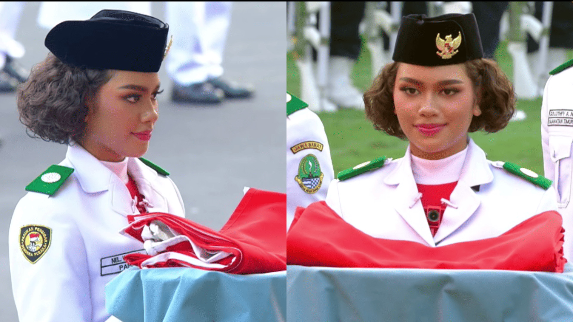 Neeltje Deliana, Putri Papua Pembawa Baki Upacara Penurunan Bendera HUT RI ke-81