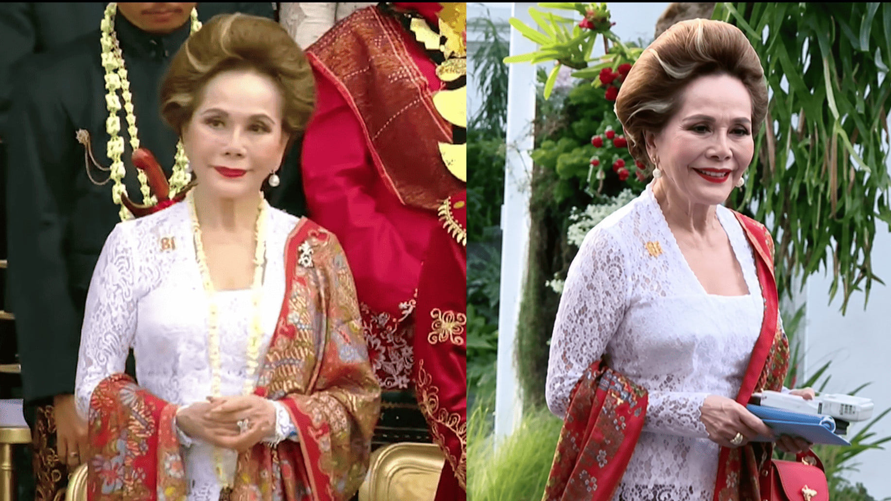 Potret Cantik Ratna Sari Dewi saat Hadiri Upacara HUT RI ke-81 di Istana