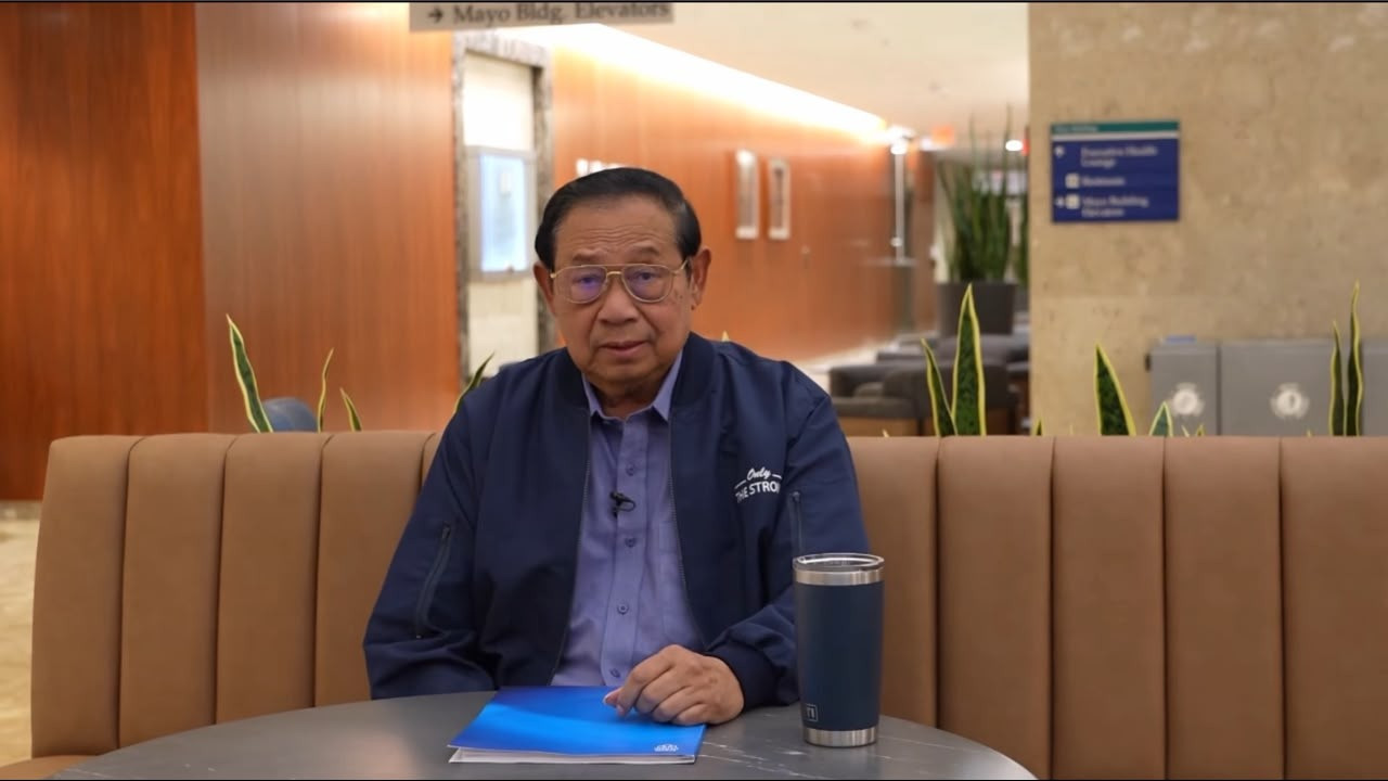 Presiden ke-6 RI Susilo Bambang Yudhoyono (SBY) jalani medical check-up di Amerika