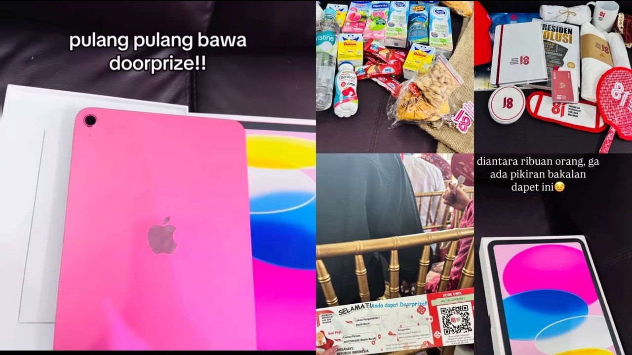 Bukan Cuma Dapat Goodie Bag, Peserta Upacara HUT RI ke-81 di Istana Merdeka Dapat Doorprize iPad hingga MacBook