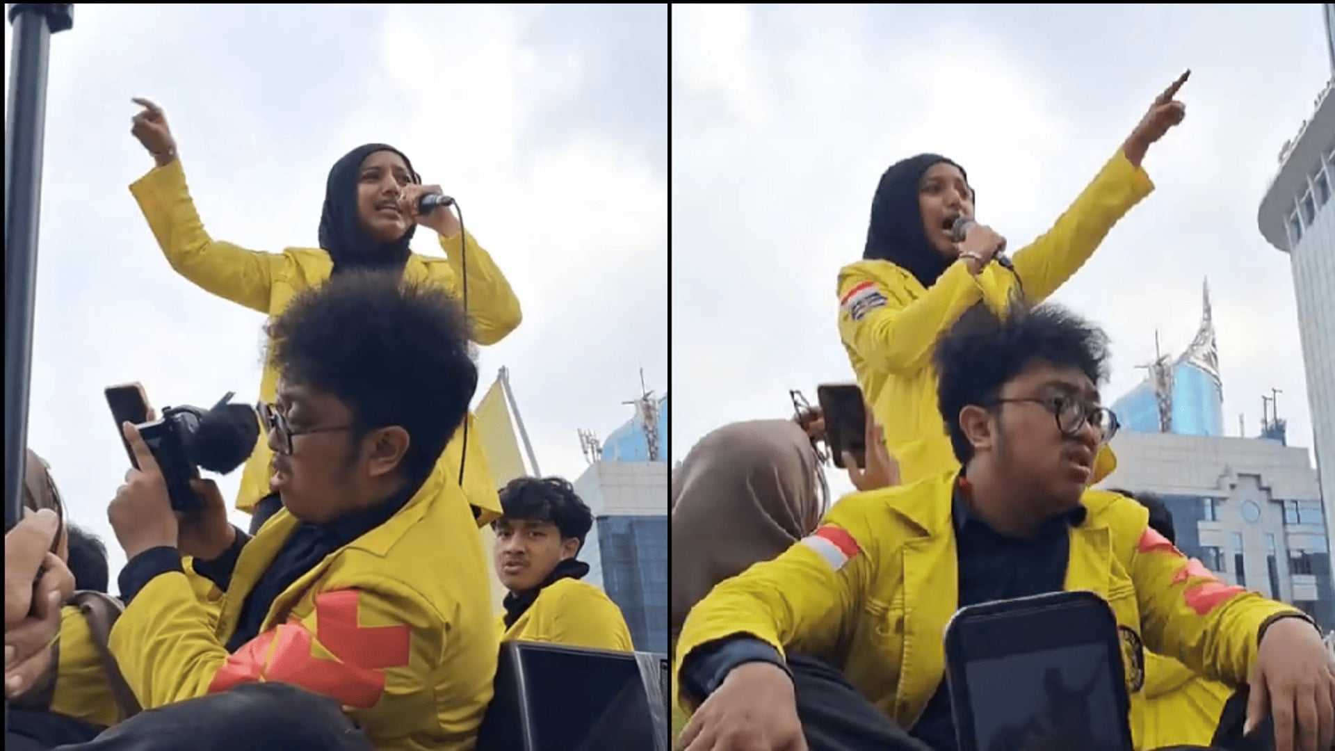 Fathimah Azzahra, Wakil Ketua BEM UI yang Viral saat Demo Mahasiswa di Bundaran HI