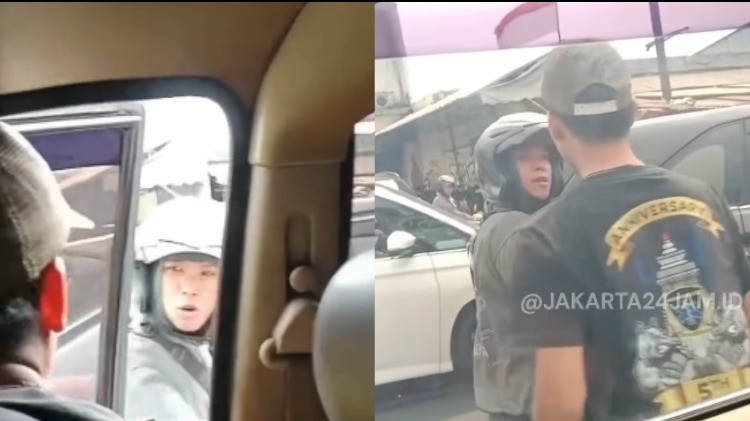 Pengendara motor diduga halangi mobil ambulans di Lebak Bulus